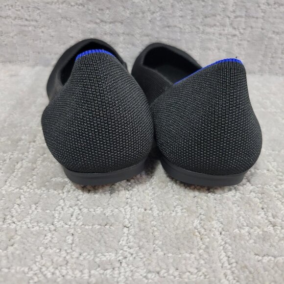 Rothy's The Flats Women's US 10 Black Solid Round Toe Slip On Ballet Shoes - Picture 3 of 9